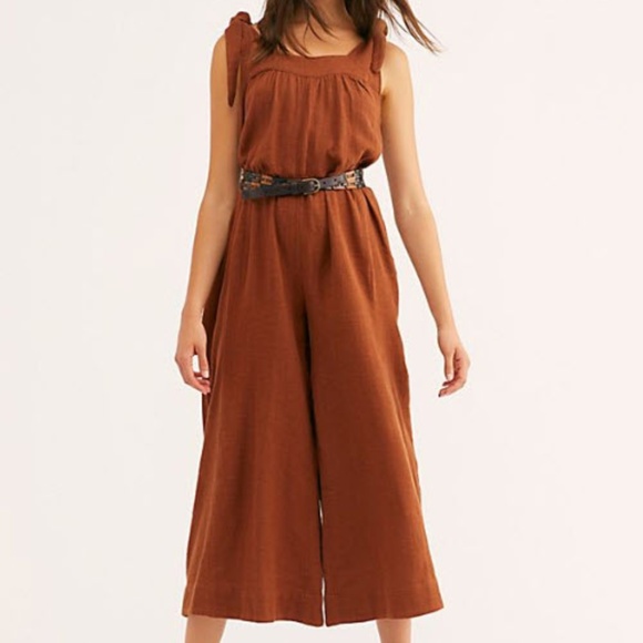 Free People Pants - Free People Benita Jumpsuit in Ashwood, NWT size M